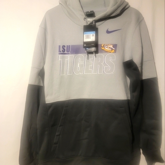 Nike LSU Tigers On Field Pullover Player Hoodie Size Medium Men’s CI5800-007 - Picture 1 of 5
